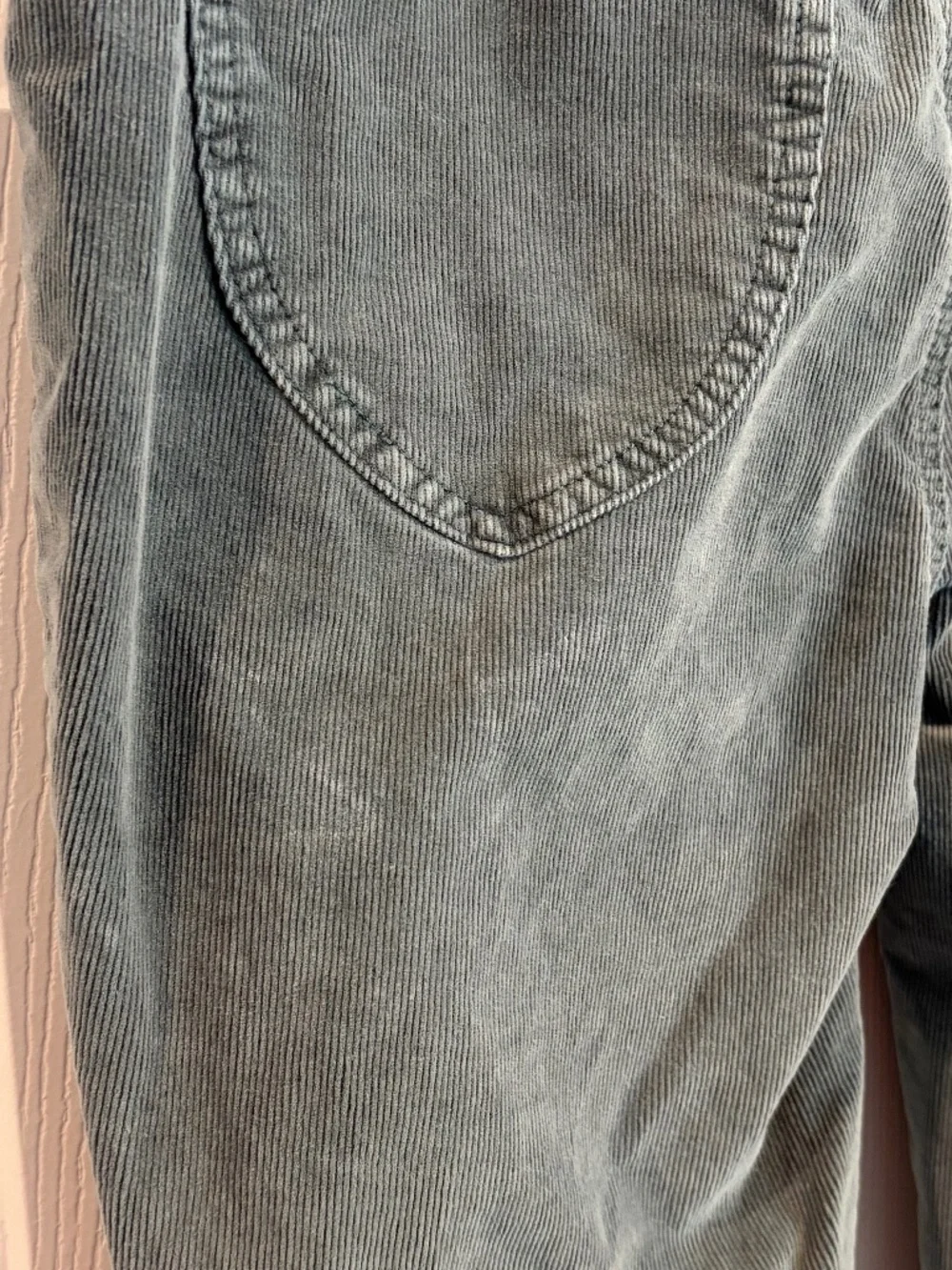 We the Free Blue Gray Corduroy Pants 27
